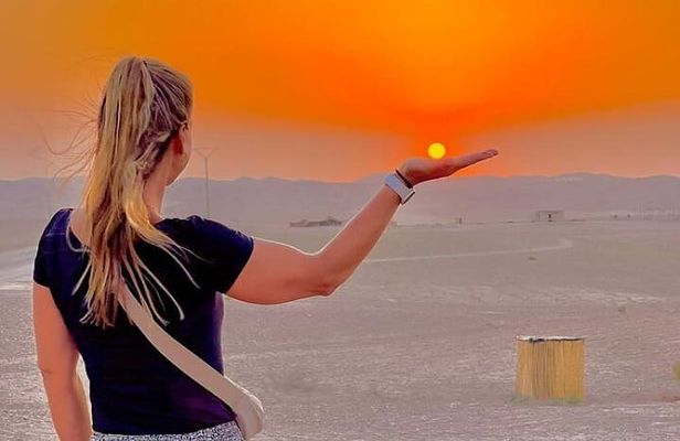 Desert Agafay Trip with Dinner and Quad Bike/ Sunset Camel Ride