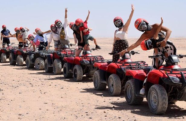 Hurghada Desert Safari Quad Adventure, Bedouin Village&Camel Ride
