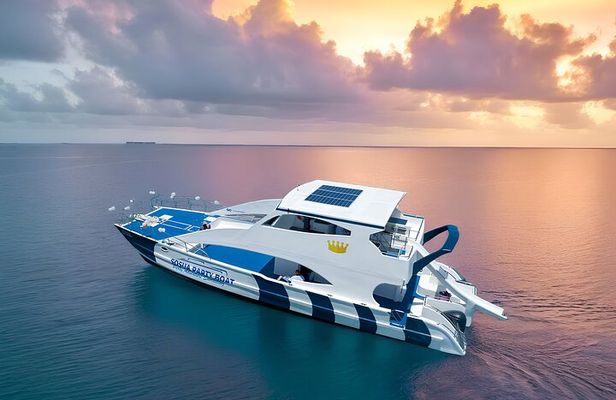 Puerto Plata Private Sunset Catamaran with Open Bar and BBQ