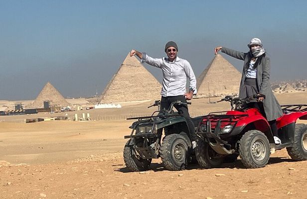 Private VIP Golden Sunset ATV Experience at the Pyramids