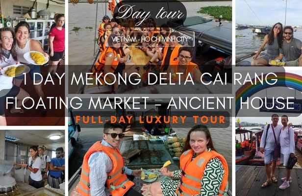 1-Day Mekong Delta Cai Rang Floating Market-Ancient House-Pancake