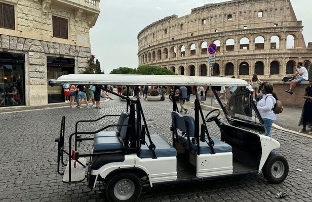 Timeless Rome Golf Cart Experience with Photoshoot