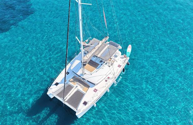 Chania Morning Catamaran Cruise with Premium Lunch & Drinks