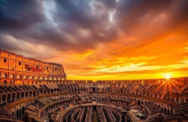 Colosseum Night Tour Experience Arena & Underground. 