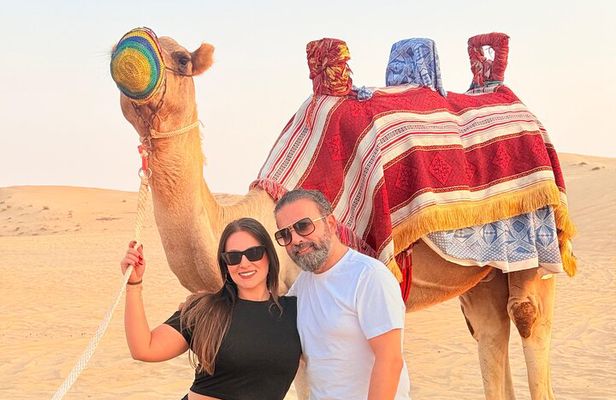 Abu Dhabi Desert Safari BBQ Dinner Camel Ride and Live Shows