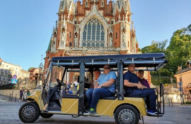 Group Tour Around Krakow by Golf Cart and Visit in Schindler Museum with ticket