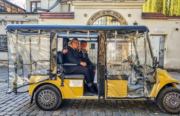 Jewish Quarter Tour by Golf Cart and Schindler's Museum in Krakow