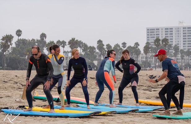 Group Surf Lesson in Santa Monica