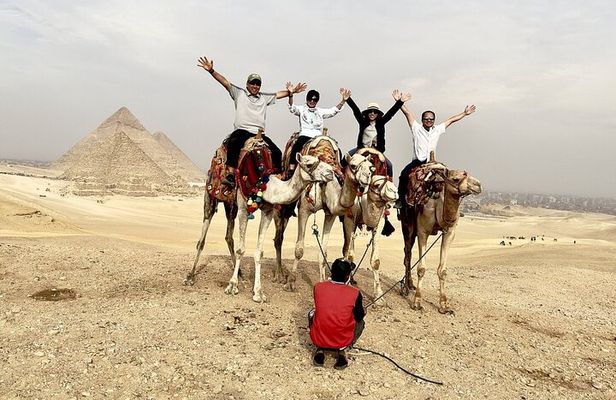Day Tour at Pyramids of Giza with Lunch ATV and Dinner Cruise