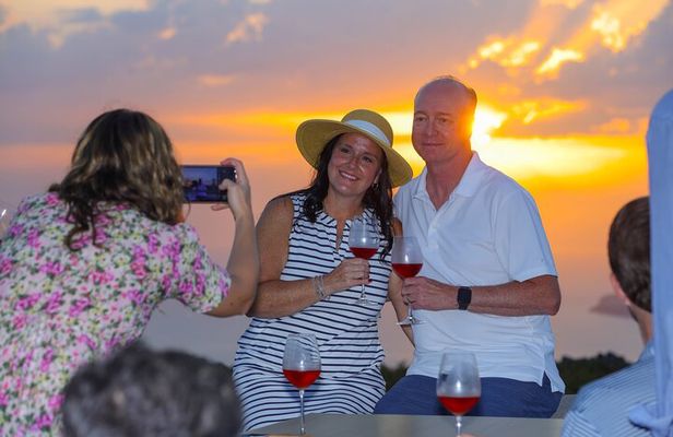Santorini Premium Wine Tour Taste Dine and Sunset Magic