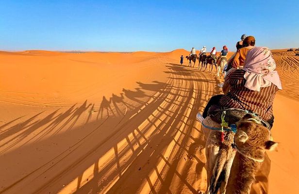 From Marrakech: 3 Day Round Trip Via Merzouga Desert & Camel Trek