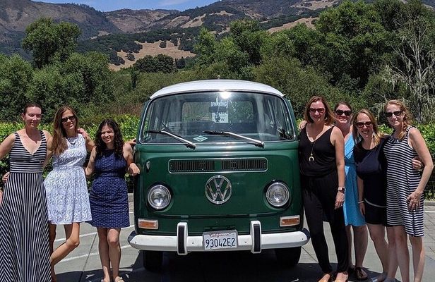 Napa and Sonoma Wine Tour Vintage VW Experience with Lunch
