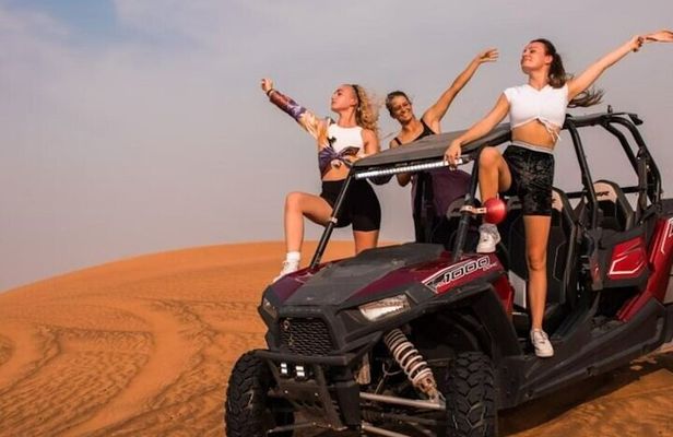 Desert Safari with Quad Bike, Buggy, Dune Bashing & Camel Ride