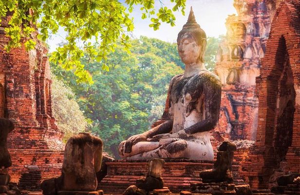 Bangkok Ayutthaya Temples and Boat Tour with Lunch