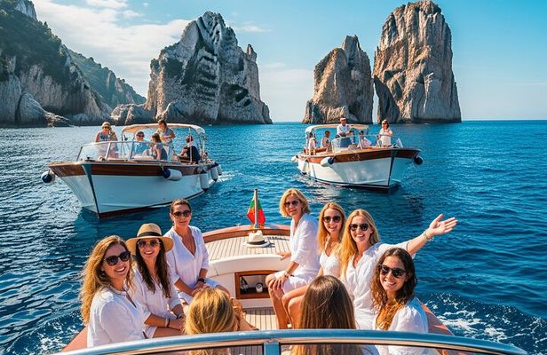 Capri Secret Corners by Boat Premium Tour with Local Captain