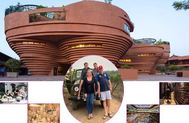 Half Day Hanoi Jeep Tour Explore Bat Trang Pottery Village