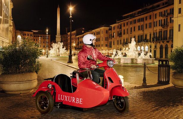Vespa Sidecar Tour: Rome by Night