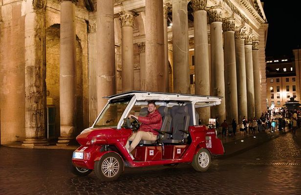 Golf Cart Tour Express Highlights of Rome by Night