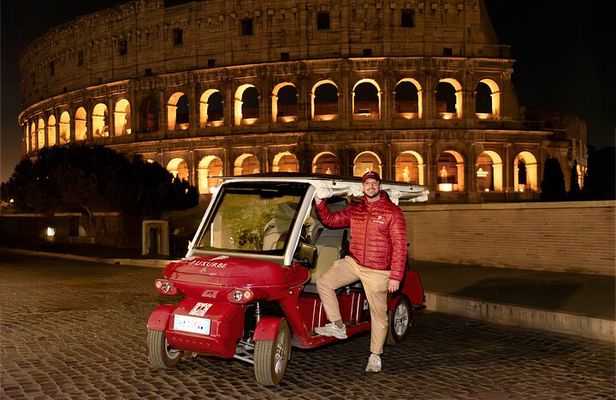 Rome by Night: Golf Cart Tour