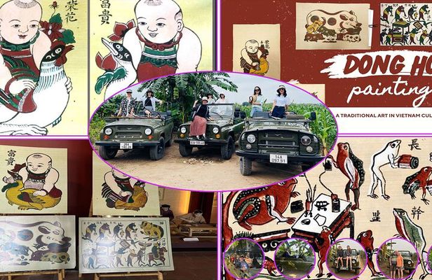 Explore Dong Ho's Folk Painting Heritage by Jeep Car