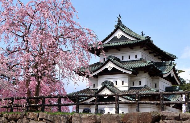 Private Aomori Shore Excursion Hirosaki Castle and Apple Hill