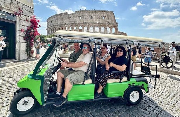 Golf Cart Mystery and Culture Private Tour in the Borghese Garden