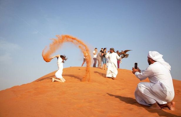 Dubai Evening Desert Safari, Quad Bike, Camel Ride & BBQ Dinner