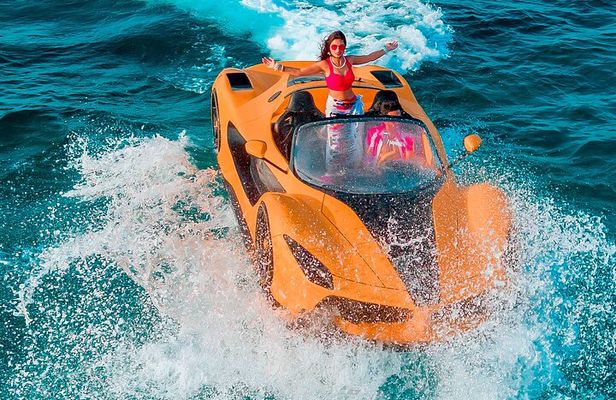 Zanzibar JetCar ride with drone video and transfer included