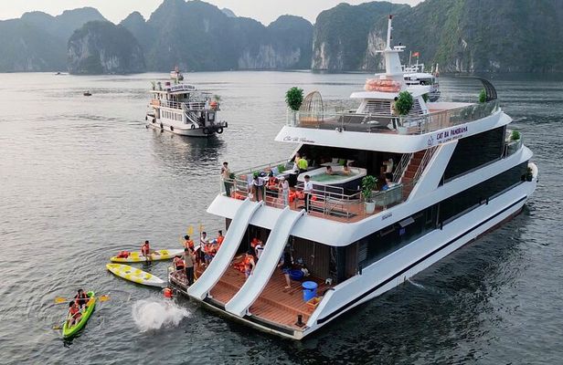Cat Ba: Spectacular Lan Ha Bay Sunset on D’Charme Luxury Cruise