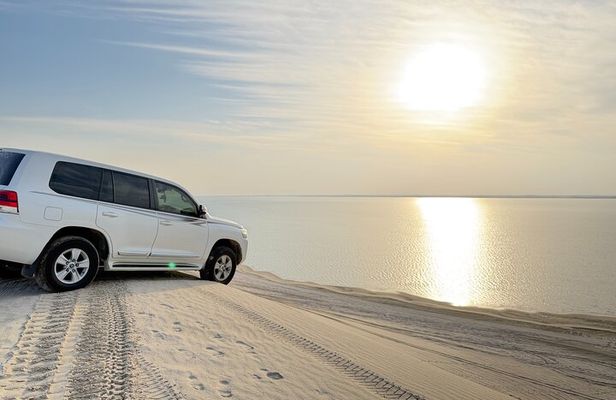 Sharing Desert Safari Dune Bashing and Al Adaid Sea