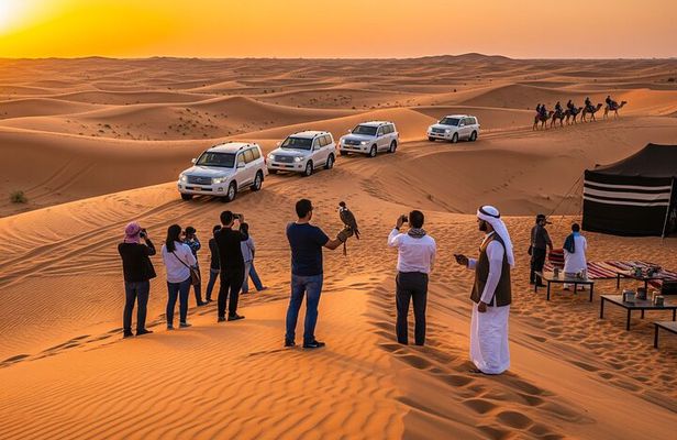 Luxury Sunset Desert Safari With BBQ - Lehbab RED Dune Safari
