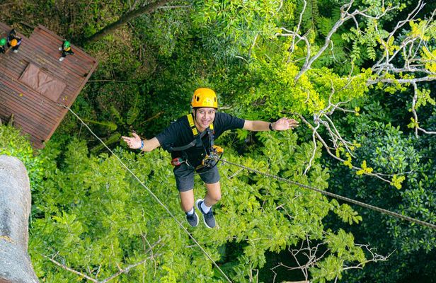 Flying Hanuman Zipline Experience Family Friendly Adventure