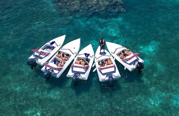 Cancun Jungle Tour: Drive Your Own Speedboat & Reef Snorkel