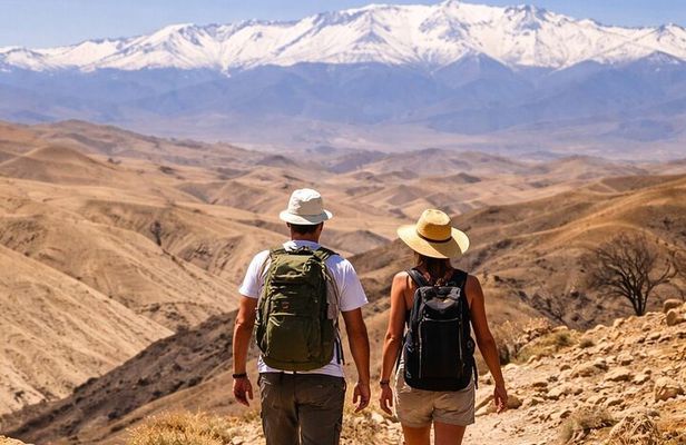 Agafay Desert Hiking Tour with Nomad Family Lunch from Marrakech