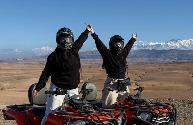 Agafay Desert Adventure Quad Biking and Sunset Camel Trek