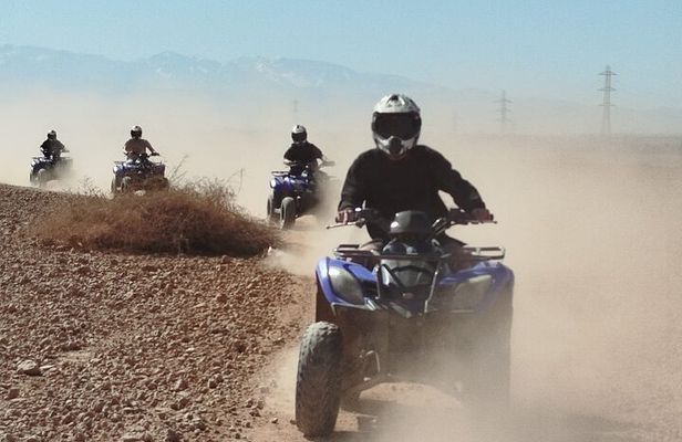 Agafay Desert Adventure Quad Biking and Sunset Camel Trek