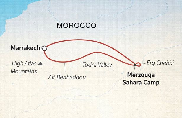 3 Day Sahara Escape from Marrakech to Merzouga with Camel Trek