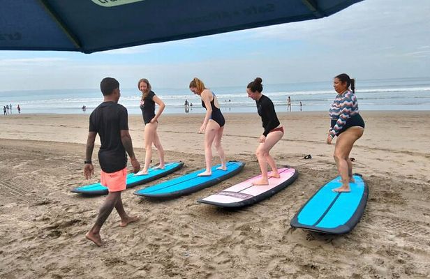 Private 2 Hour Surf Lesson in Seminyak Beach