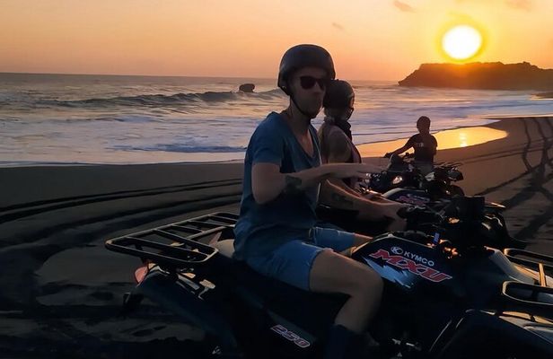 Bali ATV Ride On the Black Sand Beach In Sanur 