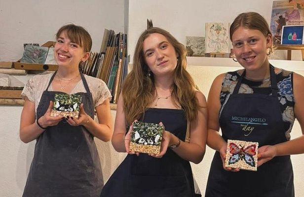 Mosaic Making in Rome with Castel Sant’Angelo Visit