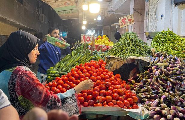 Market&Cook&Eat with Egyptian Family 