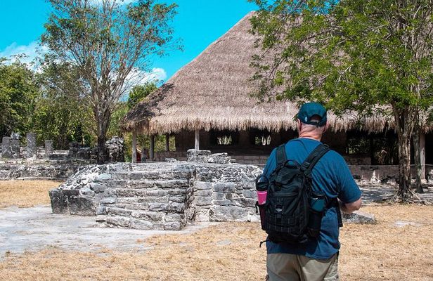 Cozumel Private Tour San Gervasio Ruins Beach Club and Mayan Park