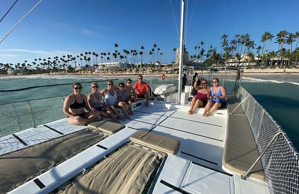 Punta Cana Catamaran Sunset Cruise with BBQ, Drinks & Views