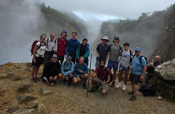 Explore boiling Lake Guided hike, Hot spring bath,tituGorge Swim