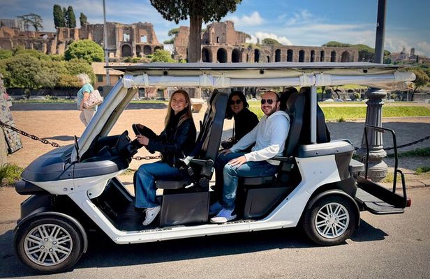 Relax and Explore Rome by Golf Cart