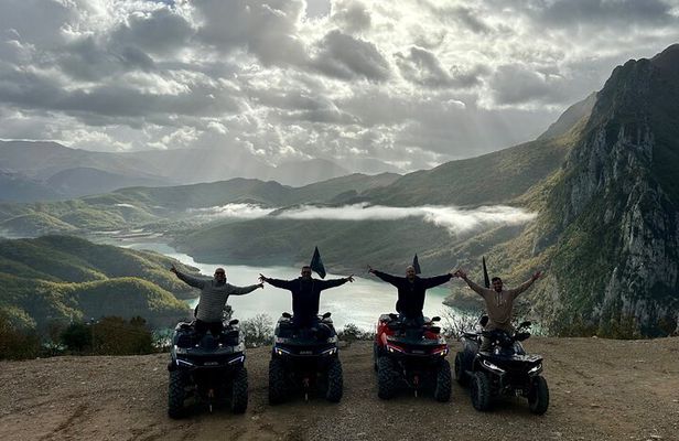 From Tirana: ATV/Quadbike Tour at Lake Bovilla 