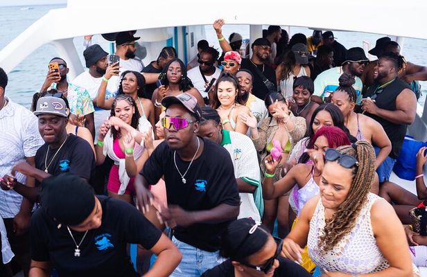 Hip Hop Party Boat Open Bar and Beach Bar in Punta Cana & live Dj