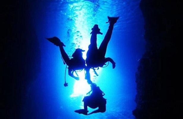 Okinawa Blue Cave Diving Adventure with Free Photos