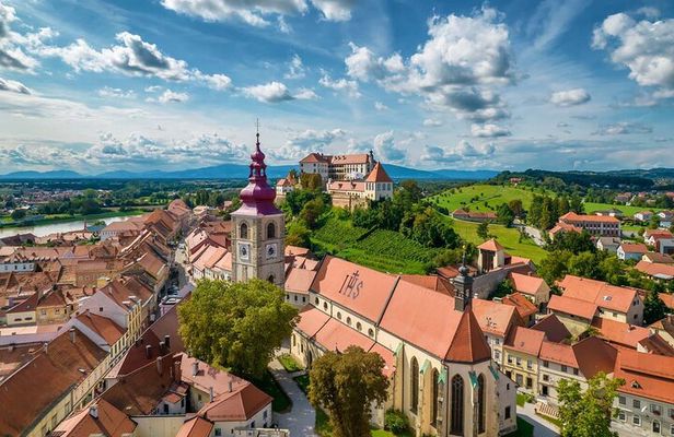 Maribor and Ptuj with entrance to Ptuj castle From Ljubljana