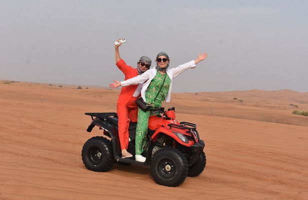 Dubai Desert Quad Bike with Pick and Drop